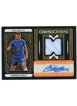 Armando Broja, Card, 2022-23 Panini Obsidian Soccer, AUTOGRAPH