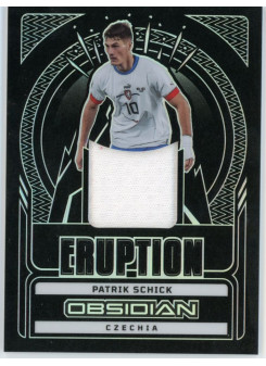 Patrik Schick, Kartička, 2022-23 Panini Obsidian Soccer, MEMORABILIA