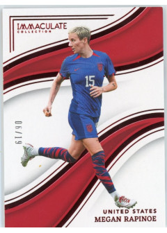 Megan Rapinoe, Kartička, 2023-24 Panini Immaculate Soccer, BASE