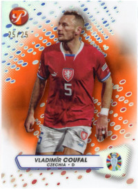 Vladimir Coufal, Kartička, 2024 Topps Pristine Road to UEFA EURO, LIMIT