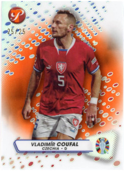Vladimir Coufal, Kartička, 2024 Topps Pristine Road to UEFA EURO, LIMIT