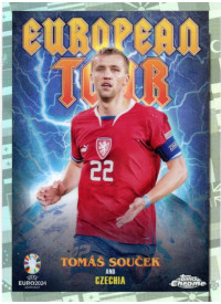 Tomas Soucek, Card, Topps Chrome UEFA Euro 2024, INSERT