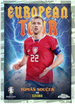 Tomas Soucek, Kartička, Topps Chrome UEFA Euro 2024, INSERT