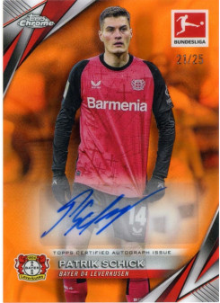 Patrik Schick, Kartička, 2024-25 Topps Chrome Bundesliga, AUTOGRAPH