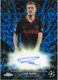 Luka Sucic, Card, Topps Chrome UEFA Club Competitions 2023-24, AUTOGRAPH