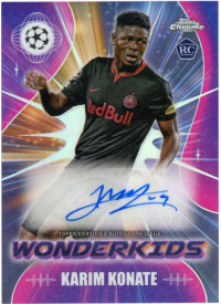 Karim Konate, Card, Topps Chrome UEFA Club Competitions 2023-24, AUTOGRAPH