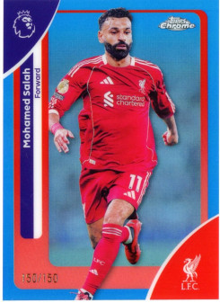 Mohamed Salah, Kartička, 2025-26 Topps Chrome Premier League, LIMIT