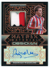 Rodrigo Riquelme, Kartička, 2024-25 Panini Obsidian Soccer, AUTOGRAPH