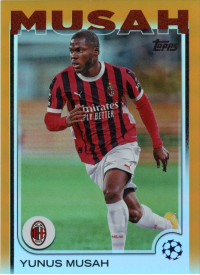 Yunus Musah, Card, Topps UEFA Club Competitions 2024-25, LIMIT