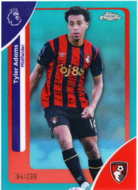 Tyler Adams, Kartička, 2025-26 Topps Chrome Premier League, LIMIT