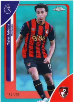 Tyler Adams, Kartička, 2025-26 Topps Chrome Premier League, LIMIT