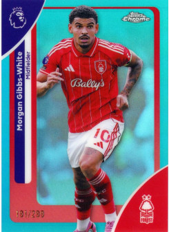 Morgan Gibbs-White, Kartička, 2025-26 Topps Chrome Premier League, LIMIT