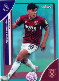 Mateus Fernandes, Kartička, 2025-26 Topps Chrome Premier League, LIMIT