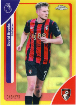 David Brooks, Kartička, 2025-26 Topps Chrome Premier League, LIMIT