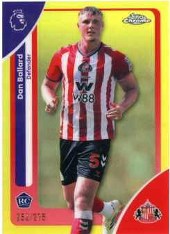 Dan Ballard, Kartička, 2025-26 Topps Chrome Premier League, LIMIT