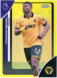 Emmanuel Agbadou, Card, 2025-26 Topps Chrome Premier League, LIMIT