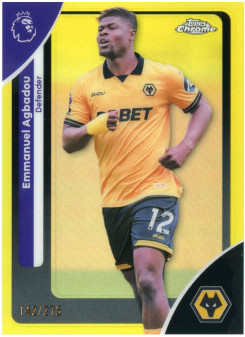 Emmanuel Agbadou, Kartička, 2025-26 Topps Chrome Premier League, LIMIT
