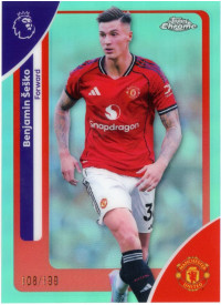 Benjamin Šeško, Card, 2025-26 Topps Chrome Premier League, LIMIT