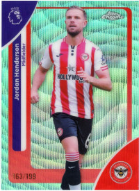 Jordan Henderson, Card, 2025-26 Topps Chrome Premier League, LIMIT