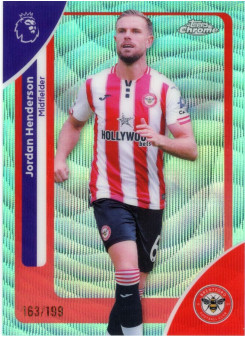 Jordan Henderson, Kartička, 2025-26 Topps Chrome Premier League, LIMIT
