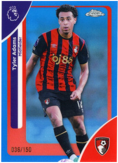 Tyler Adams, Kartička, 2025-26 Topps Chrome Premier League, LIMIT