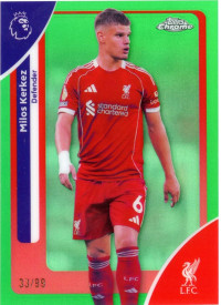 Milos Kerkez, Card, 2025-26 Topps Chrome Premier League, LIMIT