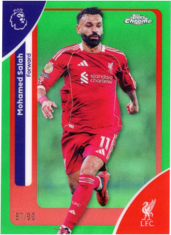 Mohamed Salah, Kartička, 2025-26 Topps Chrome Premier League, LIMIT