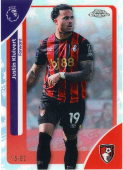 Justin Kluivert, Kartička, 2025-26 Topps Chrome Premier League, LIMIT