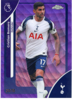 Cristian Romero, Kartička, 2025-26 Topps Chrome Premier League, LIMIT