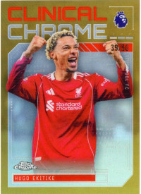 Hugo Ekitike, Card, 2025-26 Topps Chrome Premier League, LIMIT