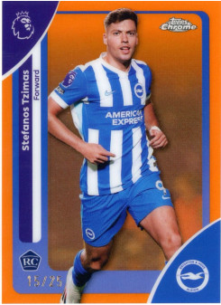 Stefanos Tzimas, Kartička, 2025-26 Topps Chrome Premier League, LIMIT