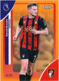 David Brooks, Card, 2025-26 Topps Chrome Premier League, LIMIT
