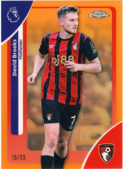 David Brooks, Kartička, 2025-26 Topps Chrome Premier League, LIMIT