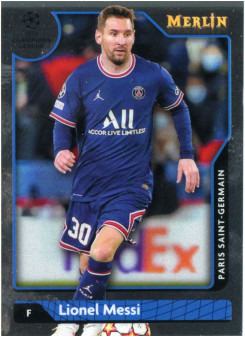 Lionel Messi, Card, Topps Merlin Chrome UEFA Club Competitions 2021-2022, BASE