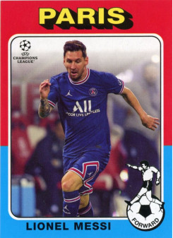 Lionel Messi, Kartička, 2021-22 Topps UEFA Champions League, INSERT