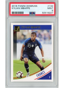 Kylian Mbappe, Card, 2018-19 Panini Donruss Soccer, GRADED