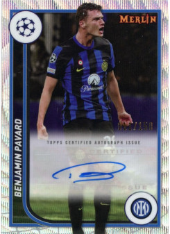 Benjamin Pavard, Card, Topps Merlin Chrome UEFA Club Competitions 2023-24, AUTOGRAPH