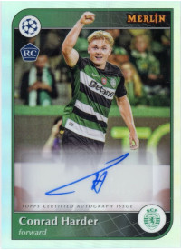 Conrad Harder, Kartička, 2024-25 Topps Merlin UEFA Club Competitions, AUTOGRAPH