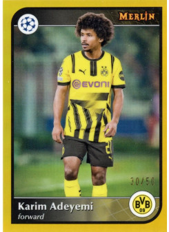 Karim Adeyemi, Card, 2024-25 Topps Merlin UEFA Club Competitions, LIMIT