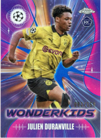 Julien Duranville, Kartička, Topps Chrome UEFA Club Competitions 2023-24, LIMIT