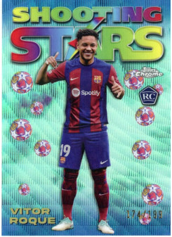 Vitor Roque, Card, Topps Chrome UEFA Club Competitions 2023-24, LIMIT