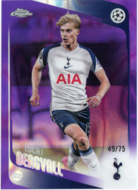 Lucas Bergvall, Kartička, 2025-26 Topps Chrome UEFA Club Competitions, LIMIT