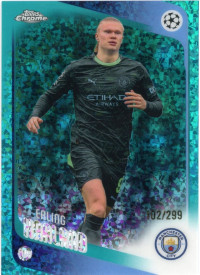Erling Haaland, Kartička, 2025-26 Topps Chrome UEFA Club Competitions, LIMIT