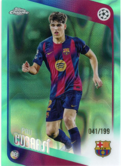 Pau Cubarsí, Card, 2025-26 Topps Chrome UEFA Club Competitions, LIMIT