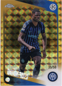 Denzel Dumfries, Card, 2025-26 Topps Chrome UEFA Club Competitions, LIMIT