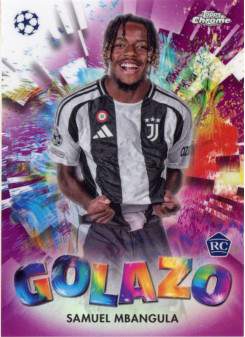 Samuel Mbangula, Card, Topps Chrome UEFA Club Competitions 2024-2025, LIMIT