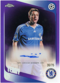 John Terry, Kartička, 2025-26 Topps Chrome UEFA Club Competitions, AUTOGRAPH