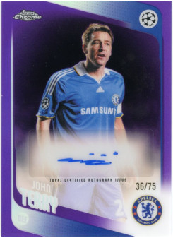 John Terry, Card, 2025-26 Topps Chrome UEFA Club Competitions, AUTOGRAPH