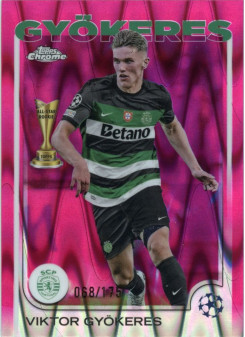 Viktor Gyökeres, Card, Topps Chrome UEFA Club Competitions 2024-2025, LIMIT