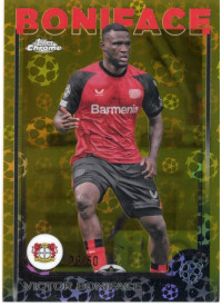 Victor Boniface, Kartička, Topps Chrome UEFA Club Competitions 2024-2025, LIMIT